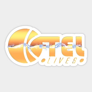 K-Tel LIVES! Sticker